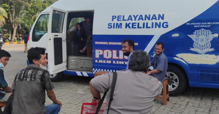 Lokasi SIM Keliling Tangerang Kota 29 Februari Foto : Ist