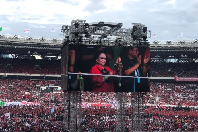 Mega Unjuk Kekuatan Di Senayan Foto : Ist