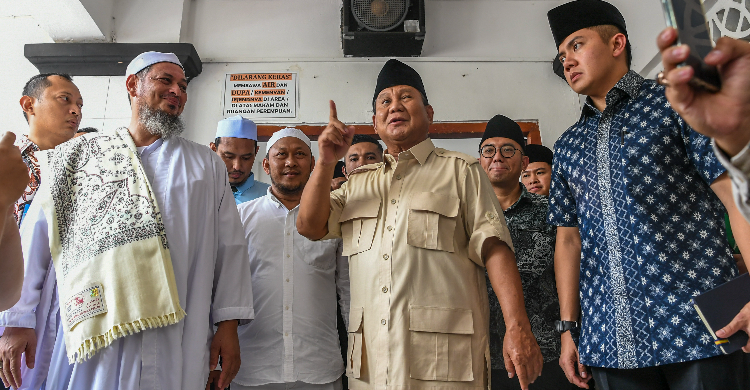 Nunggu Keputusan Resmi KPU, Prabowo Silaturahmi Ke Habib Kwitang Foto : Ist
