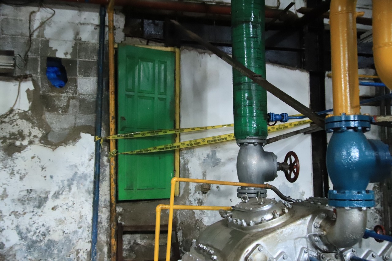 Pabrik Es di Karawaci Terancam Terkena Sanksi Imbas Kebocoran Gas Amonia Foto : Ist