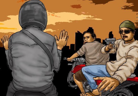 Pasutri di Bogor Jadi Korban Begal, Suaminya Kena Tembak Foto : Ist