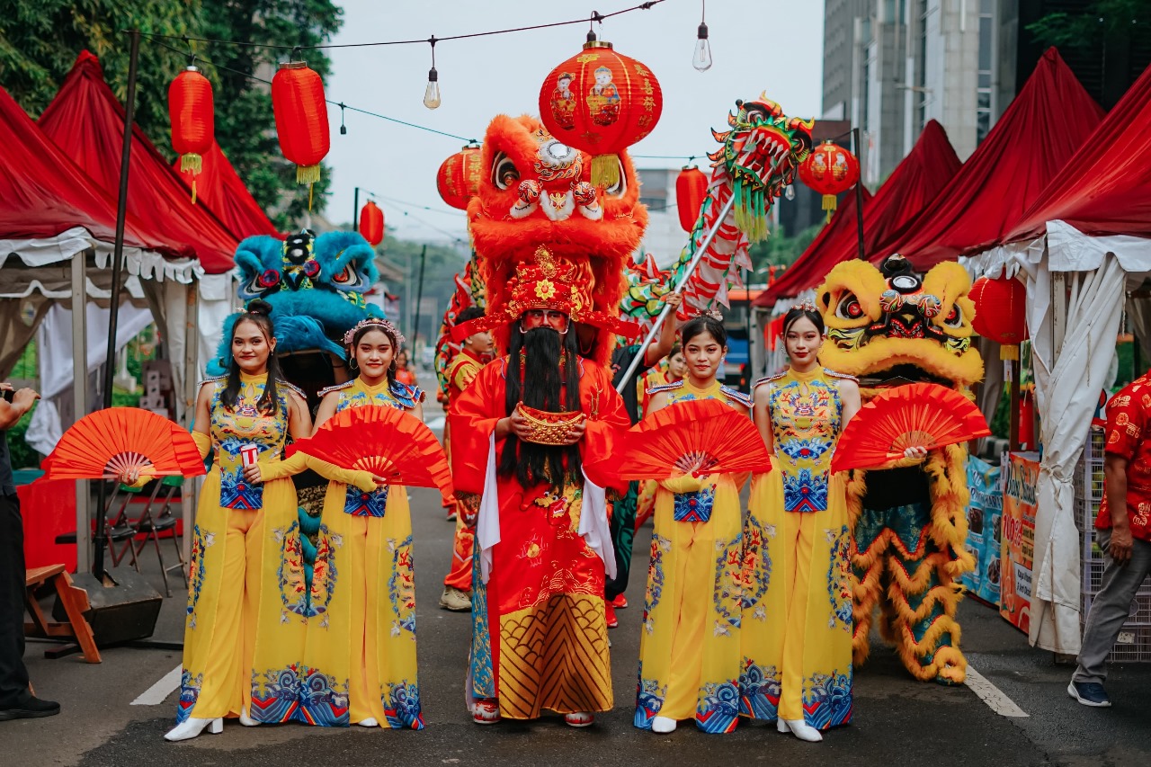 Perayaan Cap Go Meh 2024 Terbesar di Kawasan SCBD, Rangkul Keberagaman Rayakan Persatuan Foto : Ist