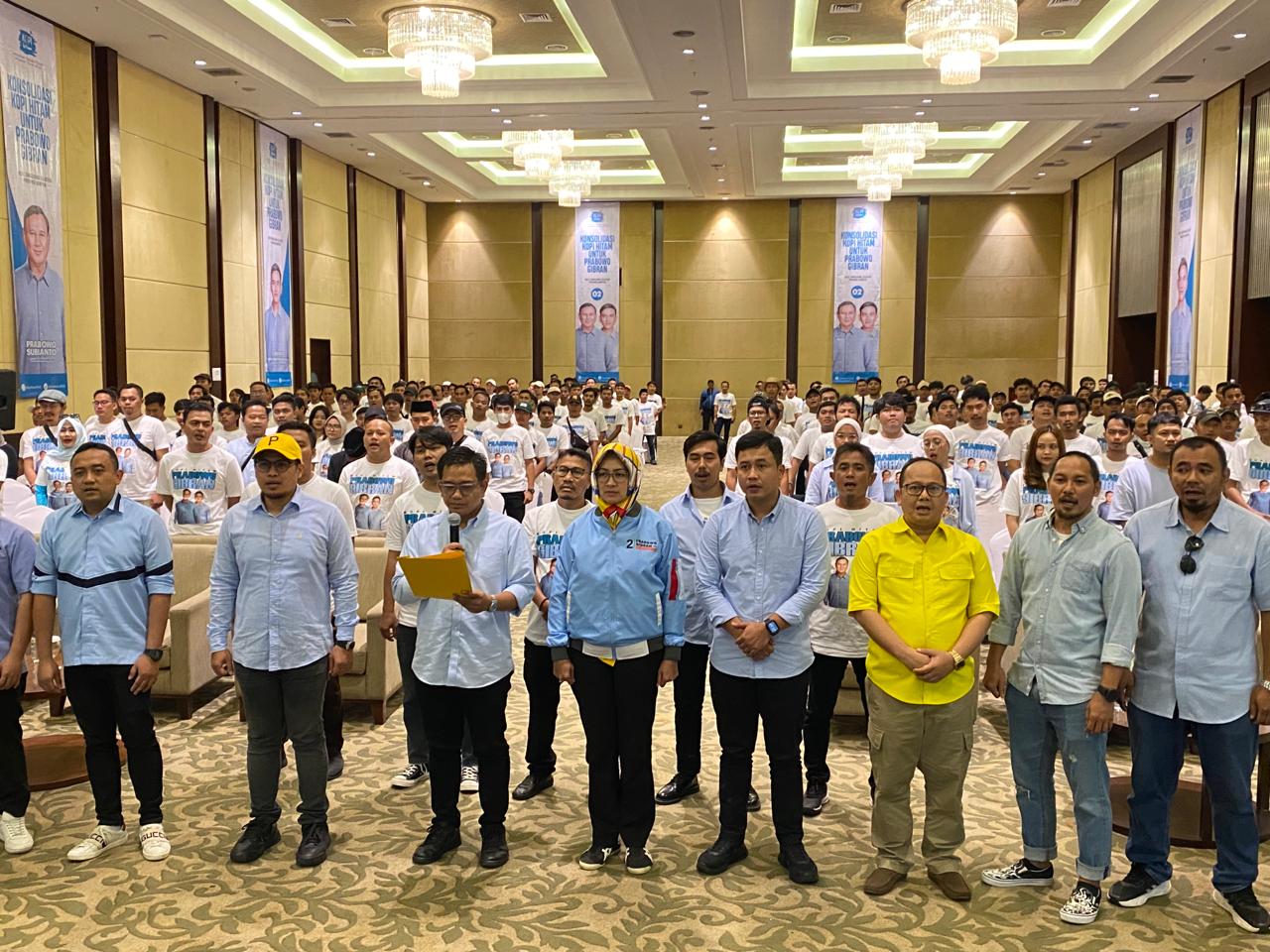 Relawan Prabowo-Gibran Ajak Masyarakat Tetap Jaga Kondusifitas Kornas Relawan Kopi Hitam mengajak masyarakat untuk tetap jaga kondusifitas selesai Pilpres 2024.(dra)
