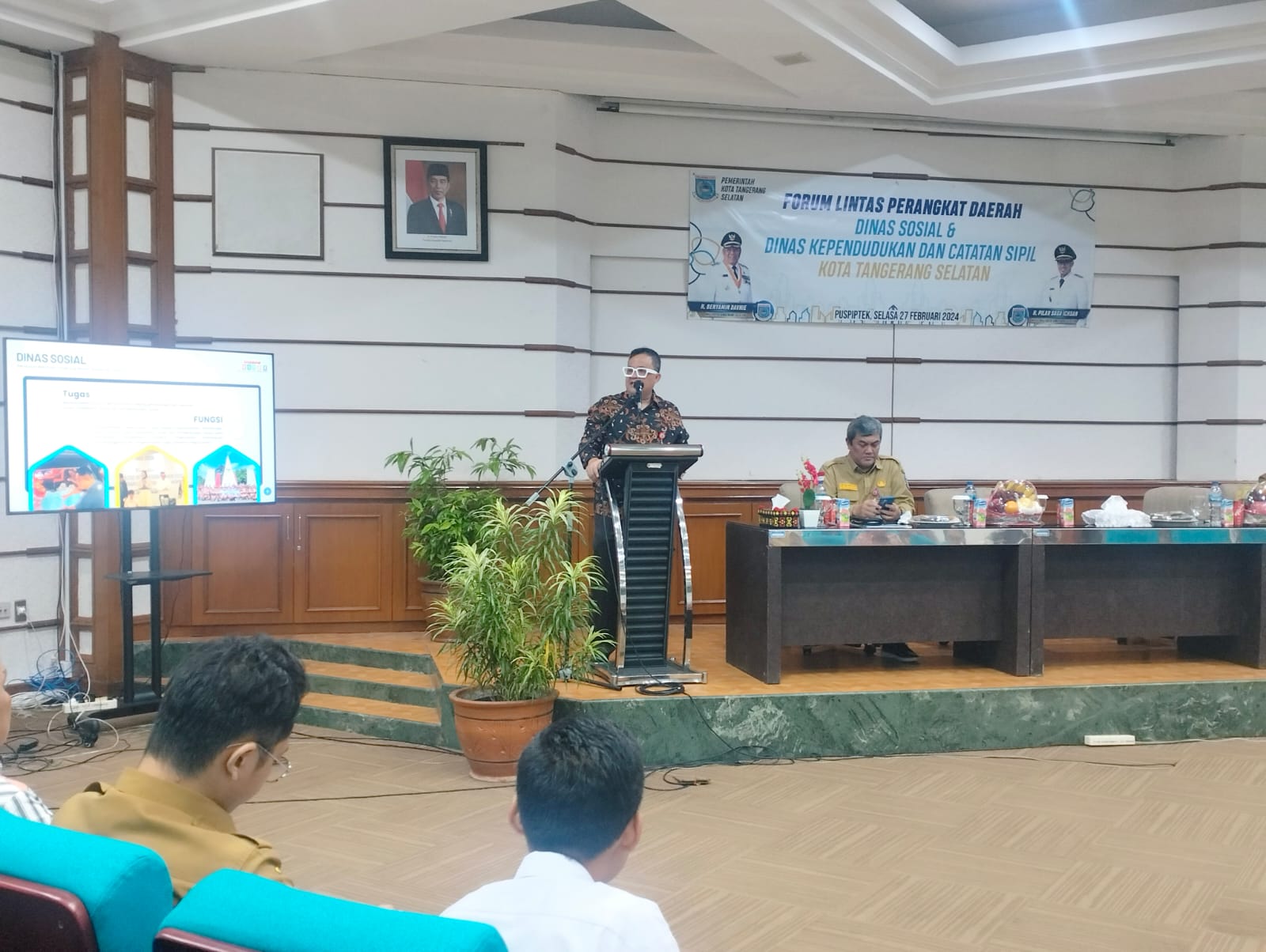 Segera Pindah, Ex Kantor Dinsos di Setu Bakal Jadi UPT Rumah Singgah Foto : Ist