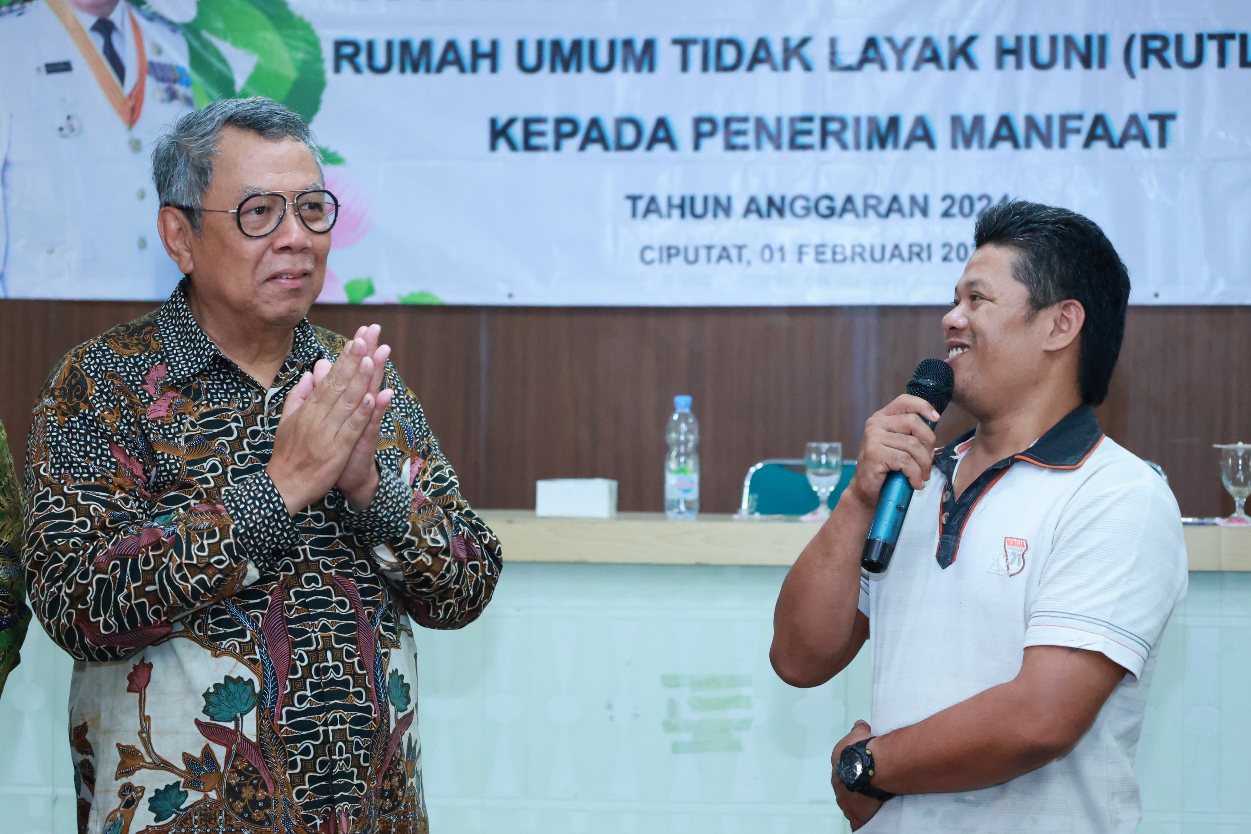 Senang Rumahnya Bakal Dibedah, Warga Ciputat : Untuk Bangun Rumah Sendiri Sangat Sulit Foto : Ist
