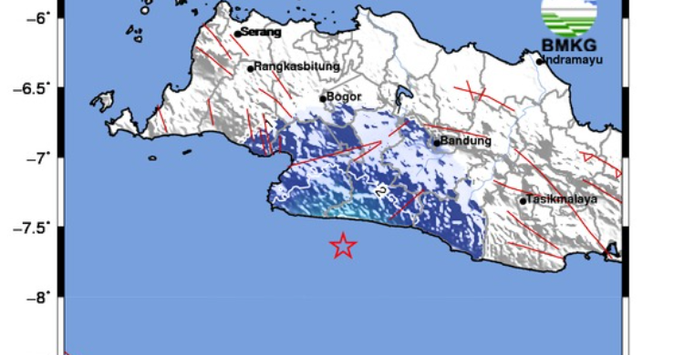 Sukabumi Diguncang Gempa Berkekuatan M 4,5, Guncangan Terasa Hingga Cianjur Foto : Ist