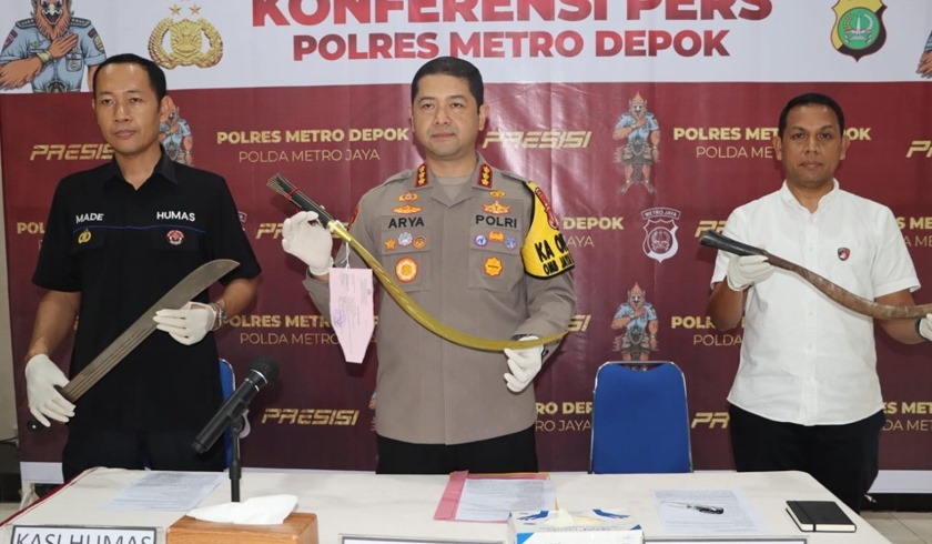 Tawuran SMK di Depok Berujung Maut, Pelaku Ditangkap Foto : Ist