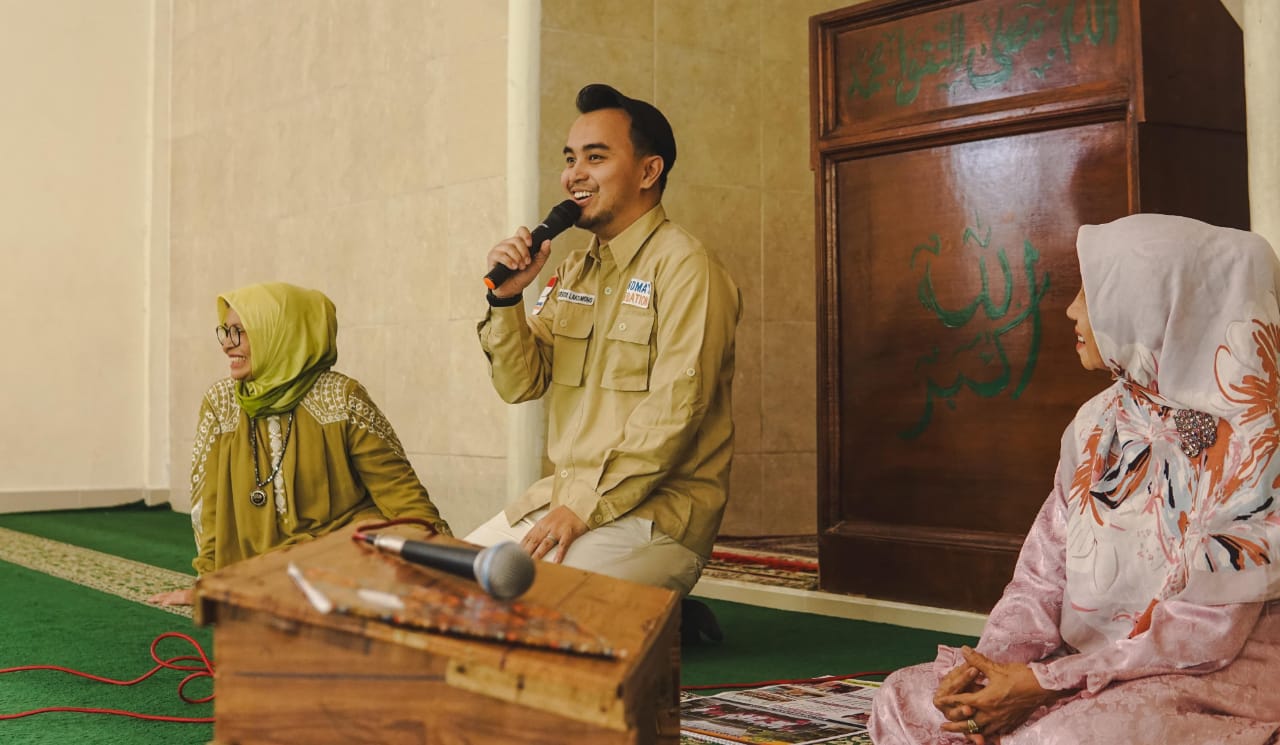 Ketua Umum Yayasan Grandma's Foundation, Vidyardi Laksmono atau Vidy, ajak masyarakat jalankan Penilu damai.(dra)