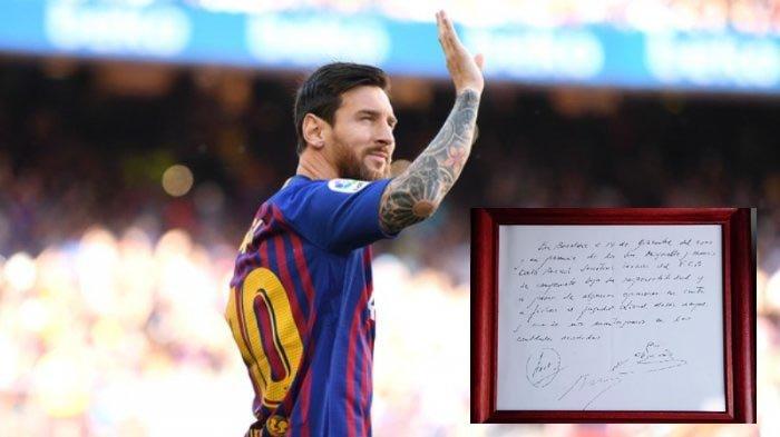 Wow, Serbet Lionel Messi Akan Dilelang Dibandrol Rp 6 Miliar Foto : Ist