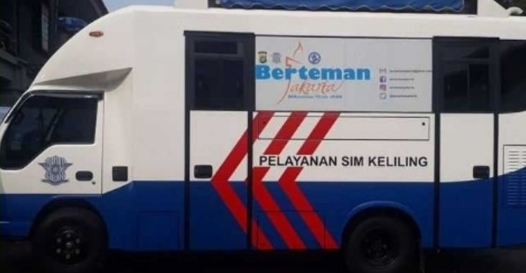 5 Lokasi SIM Keliling Jakarta 5 Maret Foto : Ist