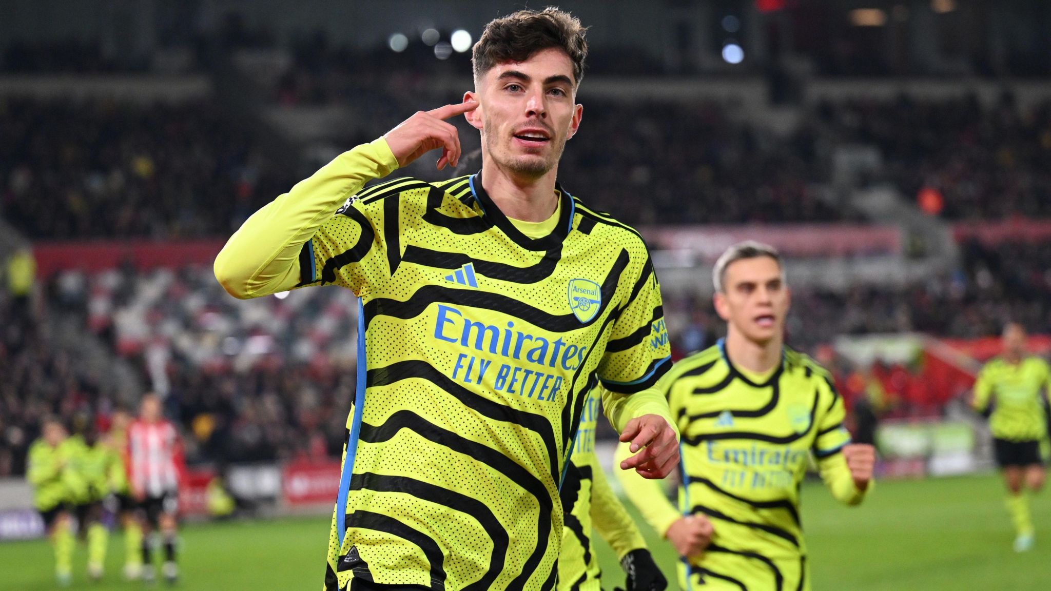 Arsenal Puncaki Klasemen Liga Inggris. Arteta Puji Kai Havertz Selebrasi Skuad Arsenal. Foto : Ist