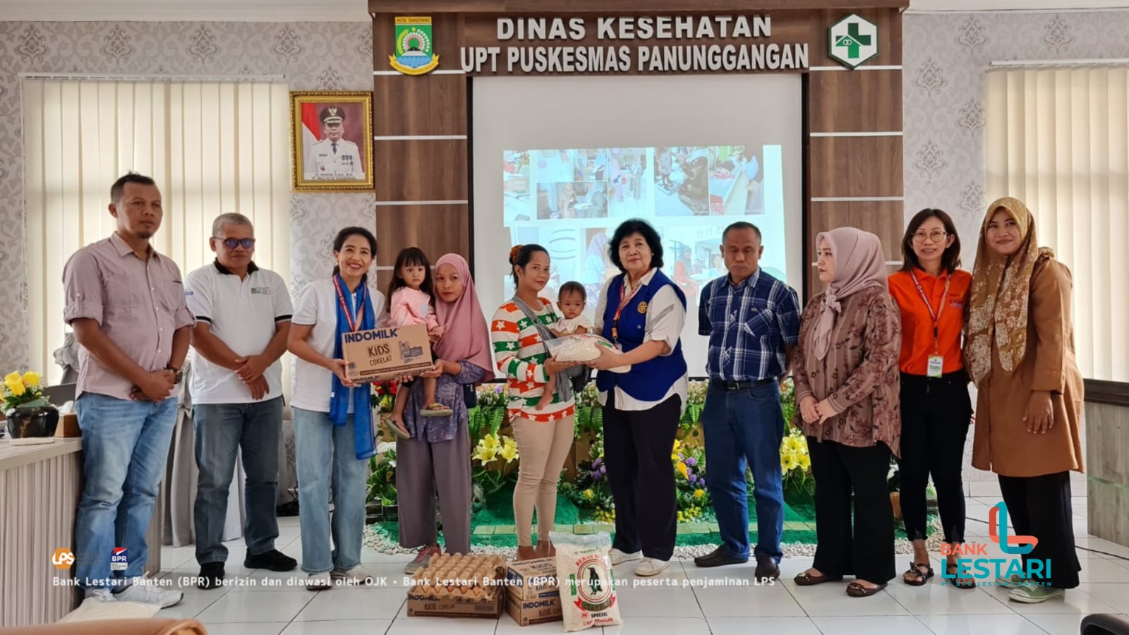 Cegah Stunting, Bank Lestari Banten (BPR) : Menuju Generasi Sehat dan Unggul Foto : Ist