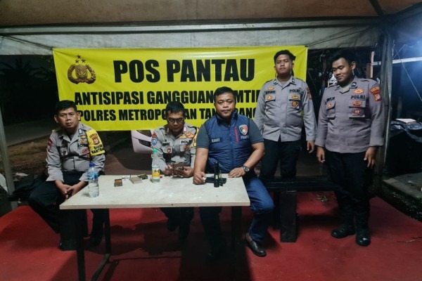 Cegah Tawuran, Polisi Siagakan 26 Pos Pantau di Tangerang Selama Ramadan Foto : Ist