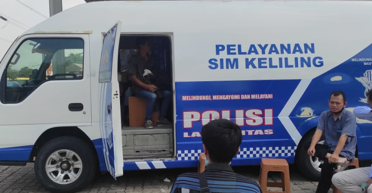 Cek Disini, SIM Keliling Tangerang Kota 4 Maret 2024 Foto : Ist