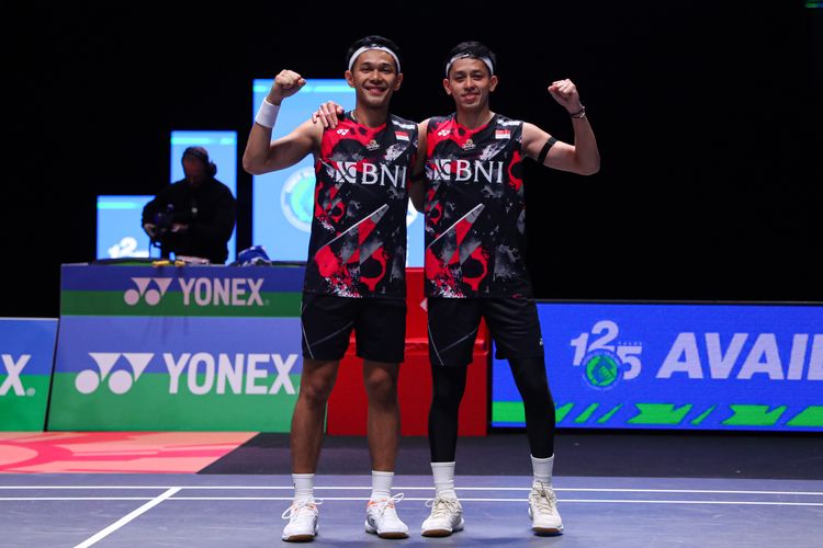 Fajar/Rian Lolos Semifinal All England 2024 Foto : Ist
