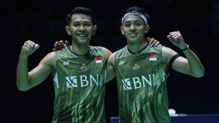 Fajar/Rian Menang Dramatis, Lolos Final All England 2024 Foto : Ist