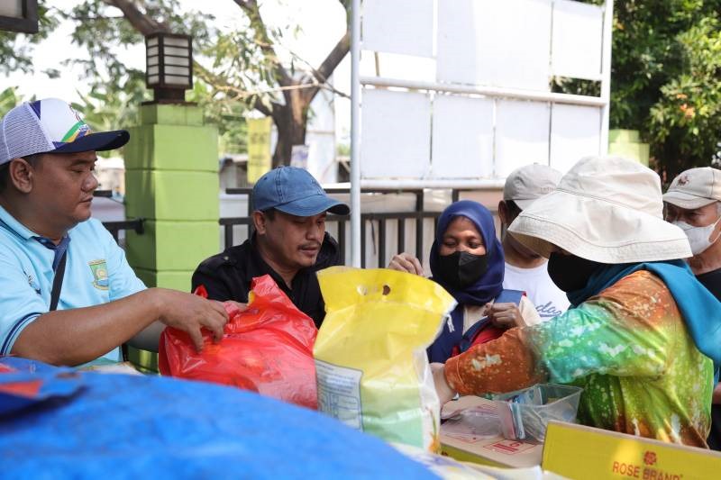 Gerakan Beras Murah Pemkot Tangerang Lampaui Target, Tersalurkan ke 49.000 Rumah Tangga Foto : Ist