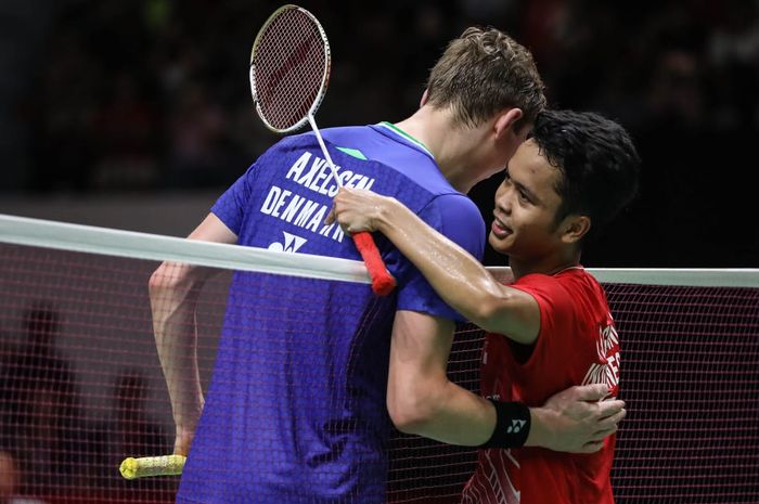 Ginting Kalahkan Axelsen dan Lolos ke Semifinal All England 2024 Foto : Ist