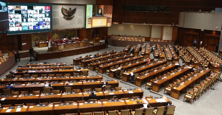 Suasana sidang paripurna DPR RI. Foto : Ist