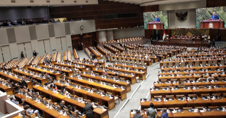 Hak Angket Pilpres Rapat Paripurna DPR RI Selasa 5/3/2024. Foto : Ist