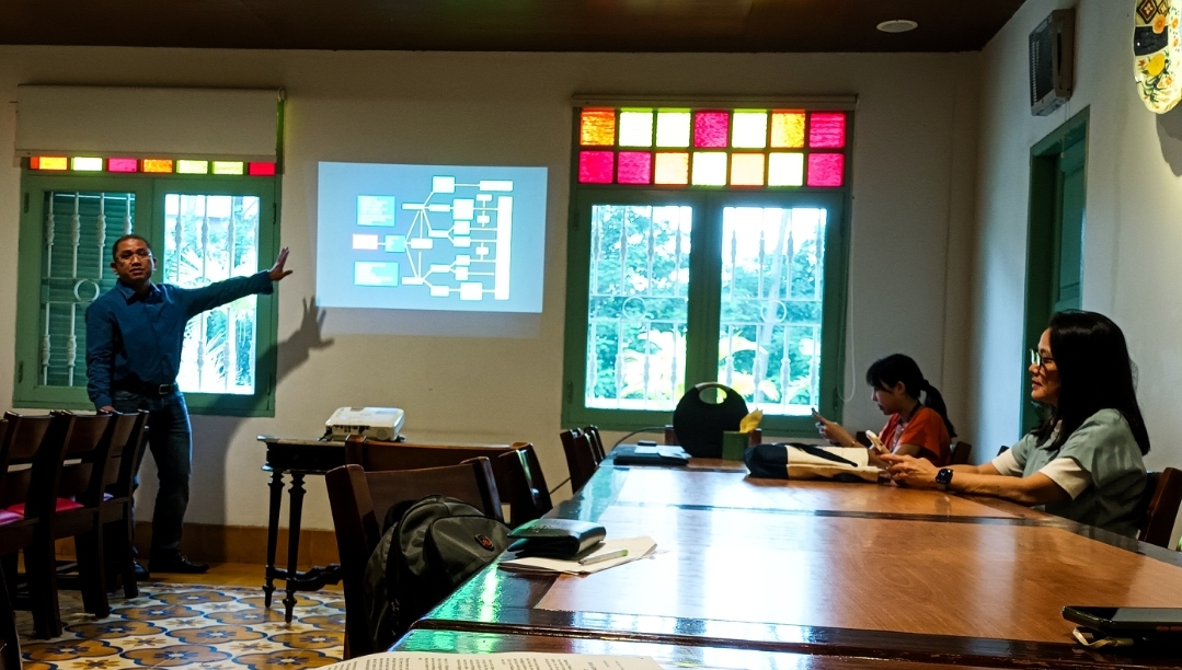 Hati-hati Anak Mudah Lelah, Bisa Jadi Penyakit Jantung Bawaan! Pemaparan dr. Budi Rahmat, SpBTKV (K) saat media gathering dan buka puasa bersama dengan tema penyakit jantung pada anak-anak, Rabu (27/3/2024). (tangselpos.id/lim)
