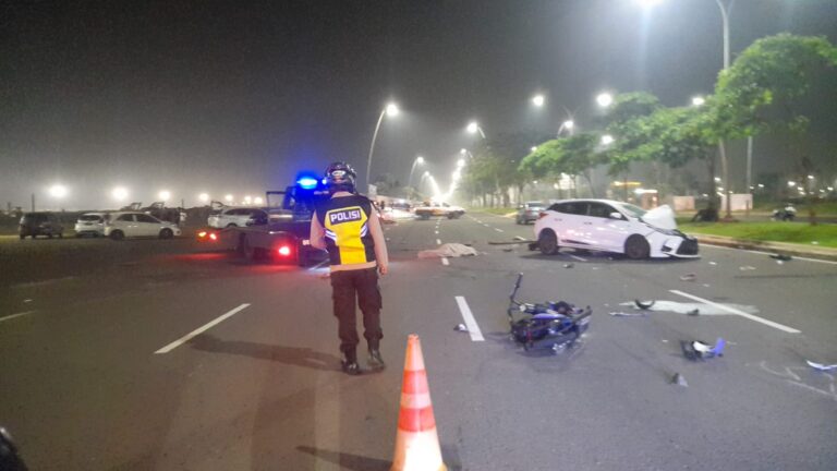 Kecelakaan Maut di Jembatan Tokyo PIK 2, Dua Orang Meninggal Foto : Ist