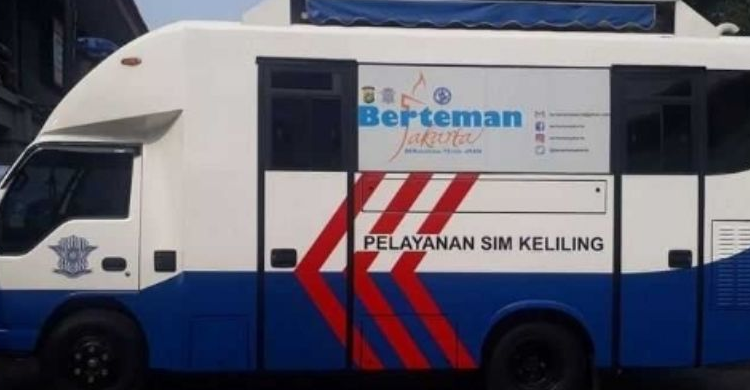 Lokasi SIM Keliling Jakarta Senin 18 Maret 2024 Foto : Ist