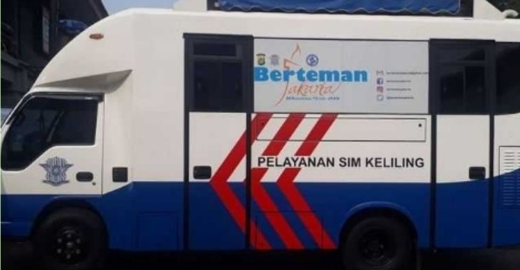 Lokasi SIM Keliling Tangerang Kota 14 Maret 2024 Foto : Ist
