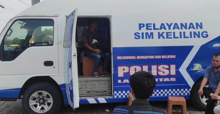 Lokasi SIM Keliling Tangerang Kota 15 Maret 2024 Foto : Ist