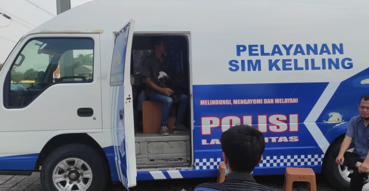 Lokasi SIM Keliling Tangerang Kota 7 Maret 2024 Foto : Ist