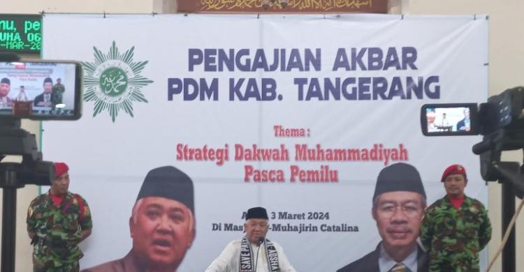 Muhammadiyah Tangerang Gelar Tabligh Akbar Bersama Prof Din Syamsuddin Foto : Ist