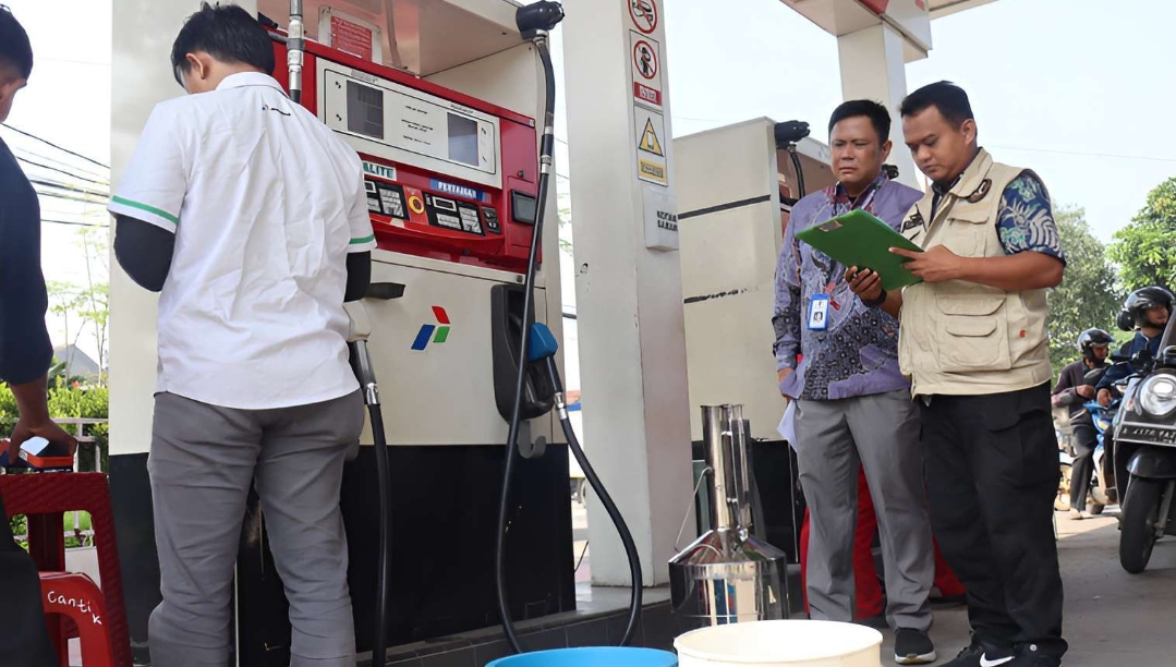 Pantau Kecurangan SPBU Jelang Lebaran, Pemkab Tangerang Pastikan Tidak Ada Manipulasi Foto : Ist