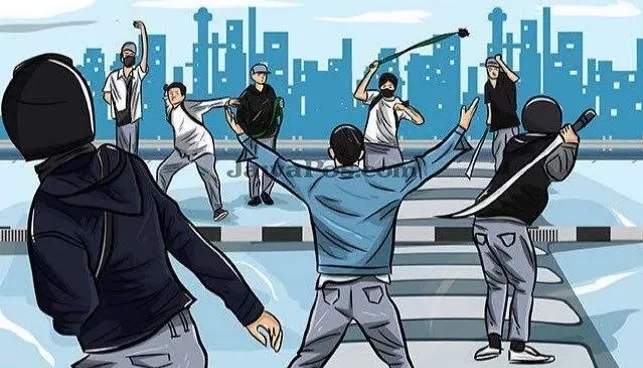 Pelaku Tawuran yang Tewaskan 1 Orang di Jaksel Ditangkap Polisi Foto : Ist