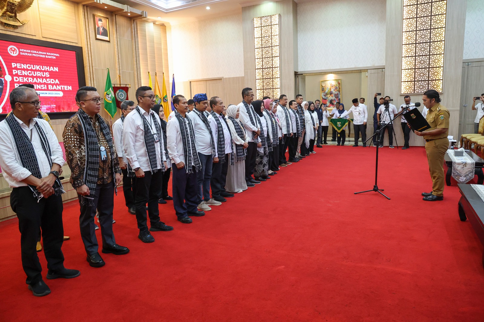 Pengurus Dekranasda Provinsi Banten Masa Bakti 2023-2024 Dilantik Foto : Humas Pemprov