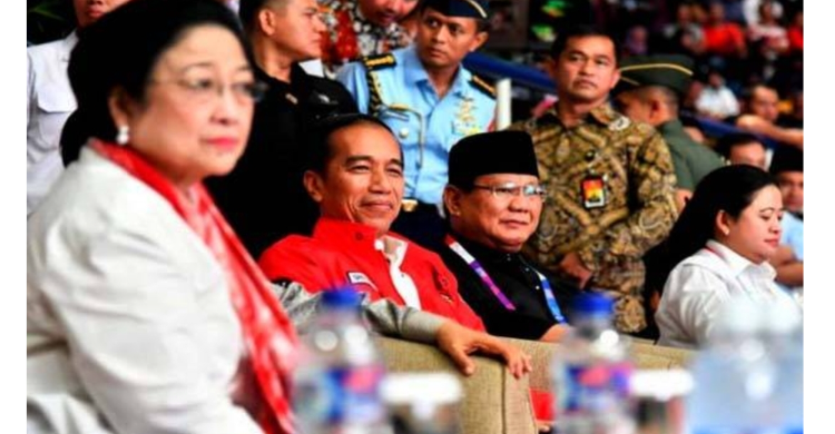 Prabowo Siap Jembatani Hubungan Jokowi-Mega Yang Nyaris Terputus Sejak Gelaran Pilpres 2024 Pertemuan Megawati, Presiden Jokowi dan Prabowo saat Asian Games 2018. Foto : Ist