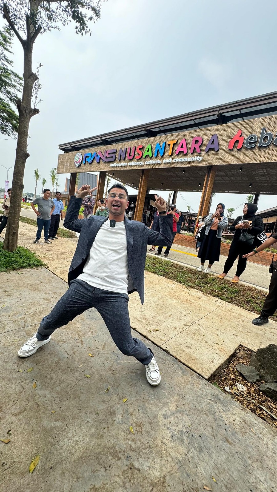 Raffi Ahmad dan Kaesang Pangarep Kunjungi Rans Nusantara Hebat di BSD Foto : Ist