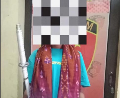 Remaja di Serang Niat Perang Sarung dengan Samurai dan Golok Sisir Foto : Ist