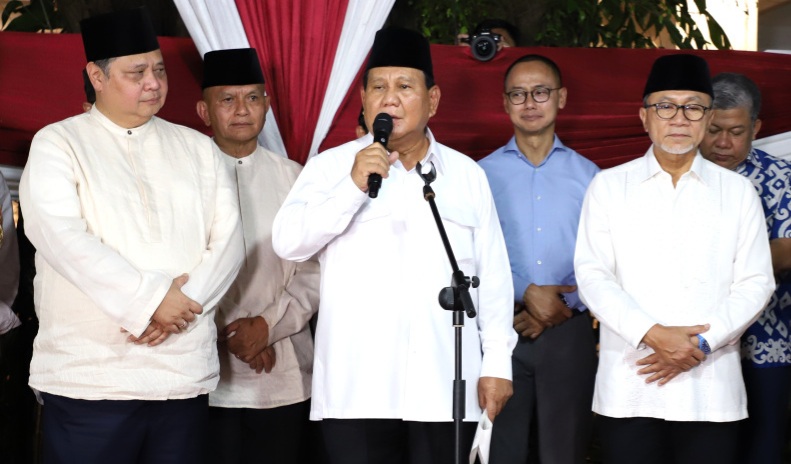 Resmi Dinyatakan Sebagai Pemenang Pilpres, Prabowo Akan Menjadi Presiden Untuk Seluruh Rakyat Foto : Ist