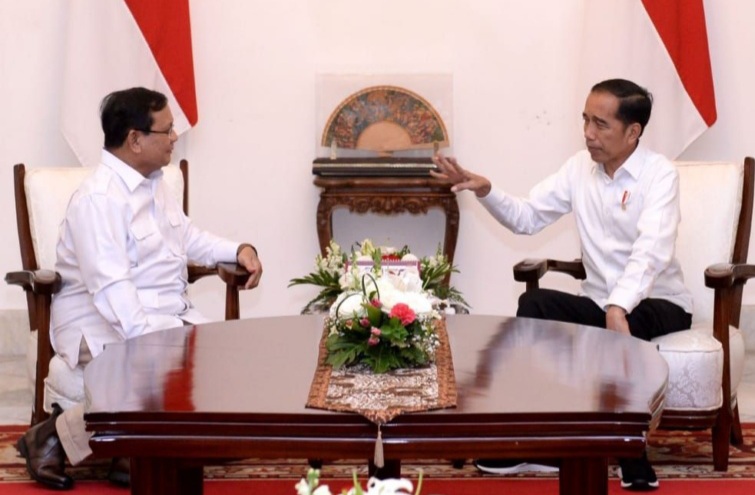 Soal Menteri, Minta Masukan Jokowi Yang Tentukan Tetap Prabowo Foto : Setpres
