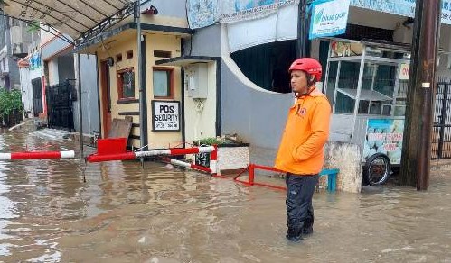 Tangsel Diguyur Hujan, Ratusan KK di Beberapa Wilayah Kebanjiran Foto : Ist