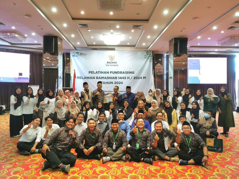 Tingkatkan Kapasitas Relawan, Baznas Kota Tangerang Gelar Pelatihan Fundraising Foto : Ist