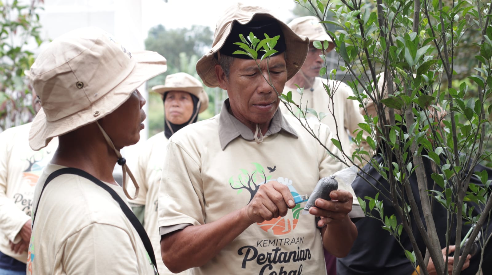 Tingkatkan Produksi Tanaman, Sinar Mas Land Beri Pelatihan Bagi para Petani Foto : Ist