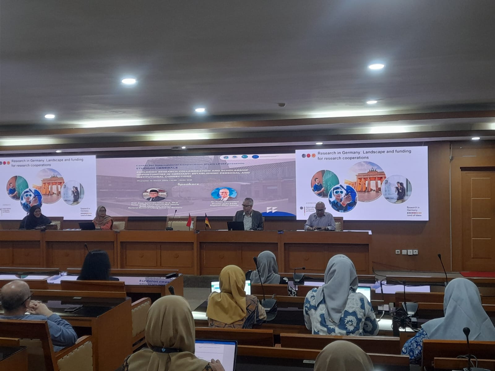 UIN Jakarta Kuliah Umum DAAD Scholarship Germany Ist.