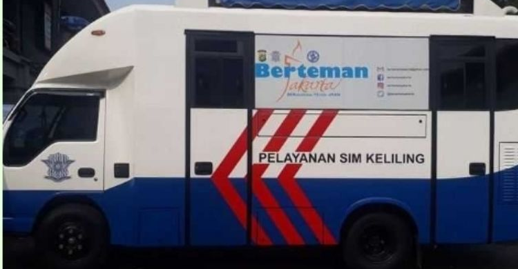 5 Lokasi SIM Keliling Jakarta, Kamis 4 April 2024 Foto : Ist