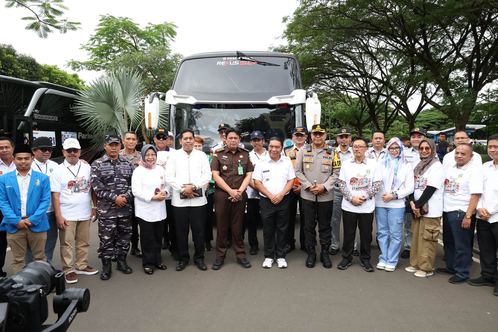 Al Muktabar Lepas 22 Bus Program Mudik Gratis 2024 Foto : Ist