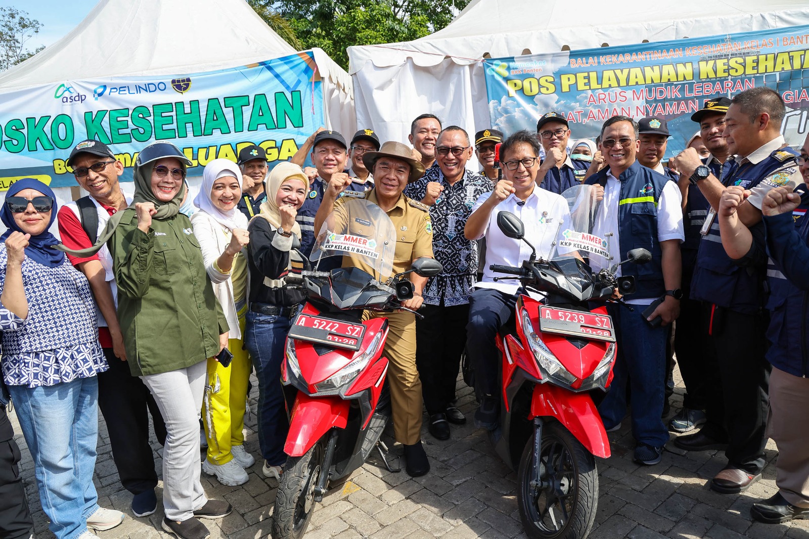 Al Muktabar, Menkes dan Kabaharkam Polri Tinjau Arus Mudik Lebaran 2024 Foto : Ist