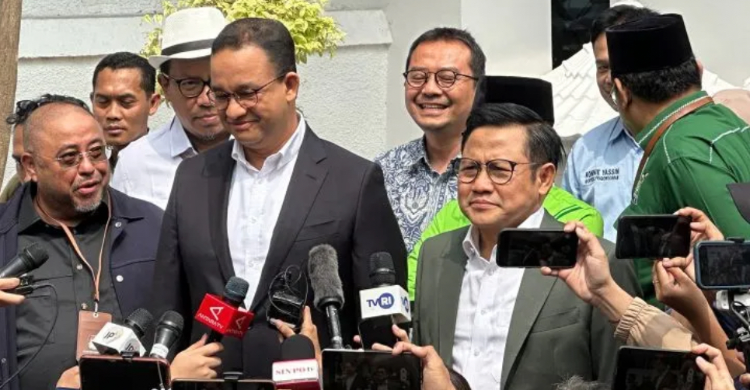 Anies-Imin Hadiri Sidang Pleno Di Gedung KPU Foto : Ist