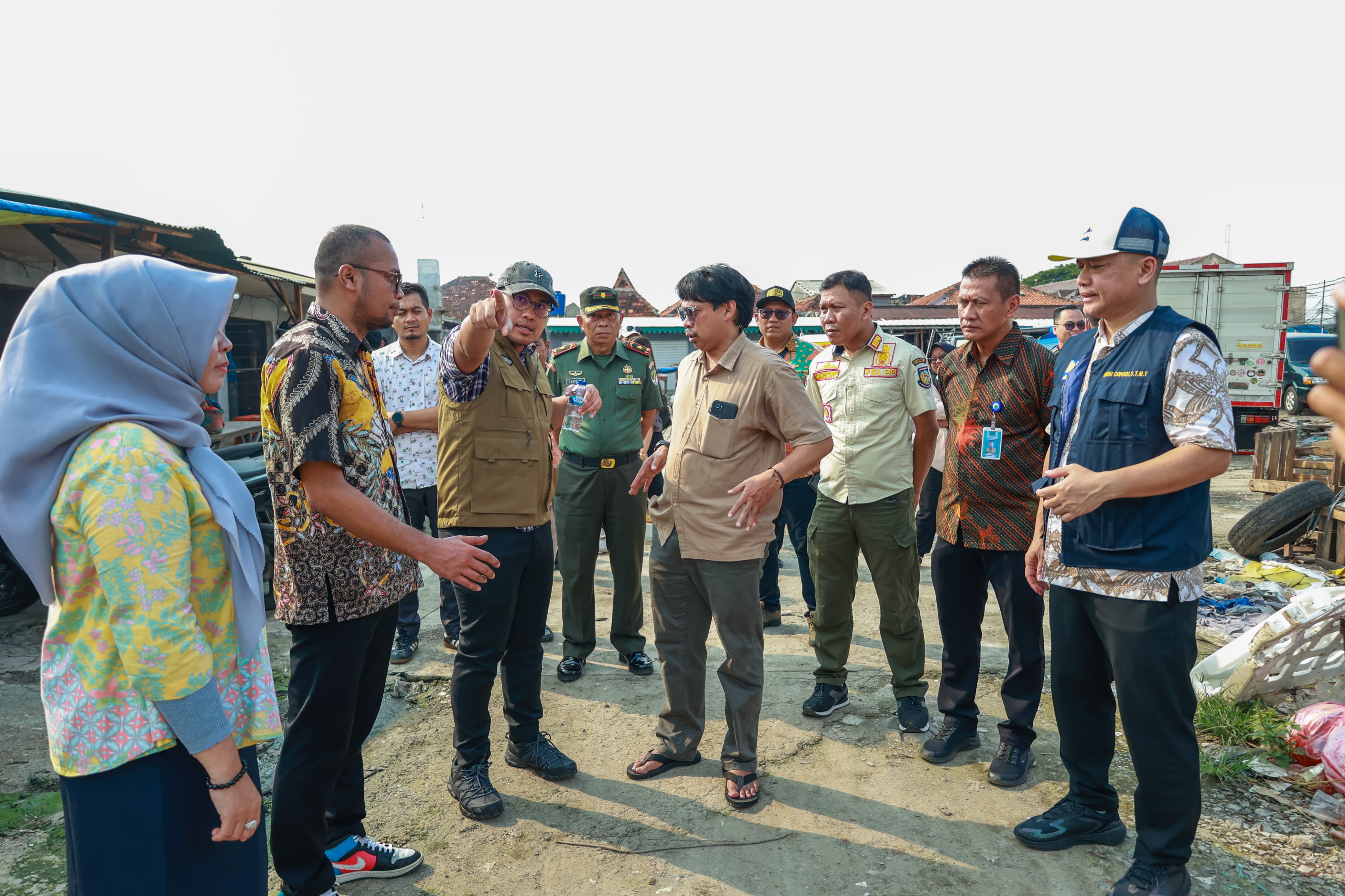 Banyak Pedagang Liar di Pasar Ciputat, Pilar: Kita Harus Tindak Tegas! Foto : Ist