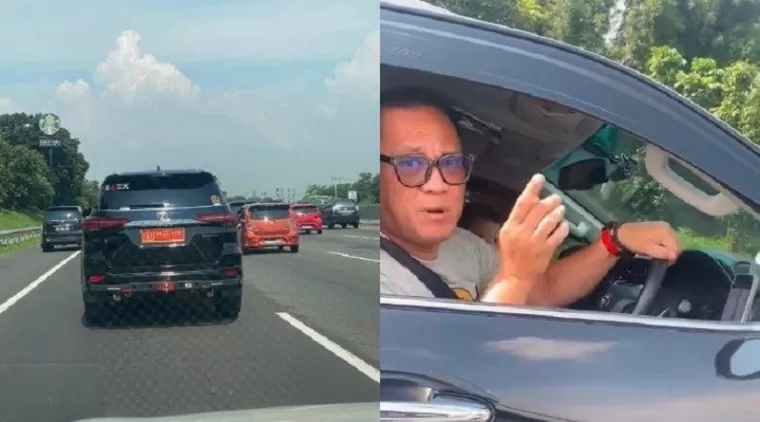 Banyak Yang Gaya-gayaan Pake Mobil Pelat Dinas TNI Foto : Ist