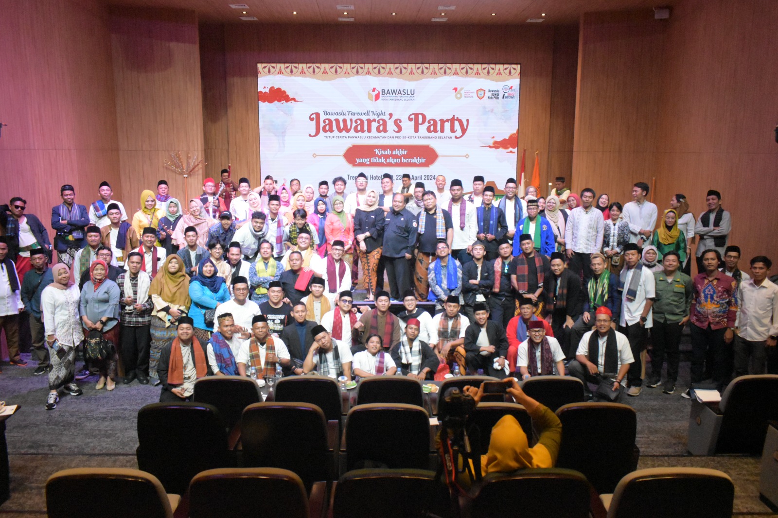 Bawaslu gelar Jawara's Party sambil evaluasi kinerja.(irm)